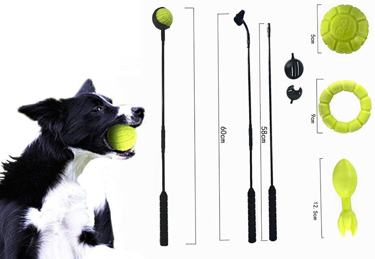 Ball thrower dog - dog toy - throwing stick - suitable for different balls - dog toy - size S