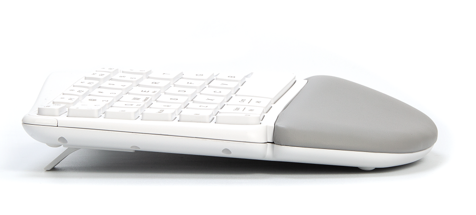 Delux gesplitst ergonomisch toetsenbord met polssteun Delux