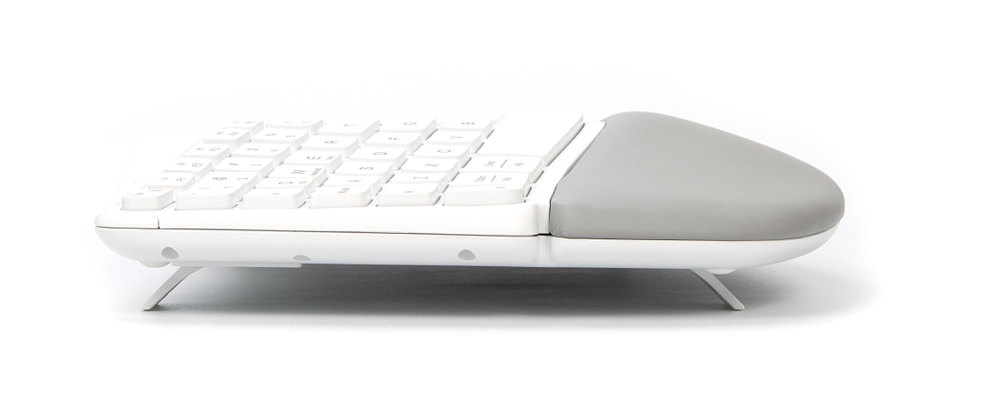 Delux gesplitst ergonomisch toetsenbord met polssteun Delux