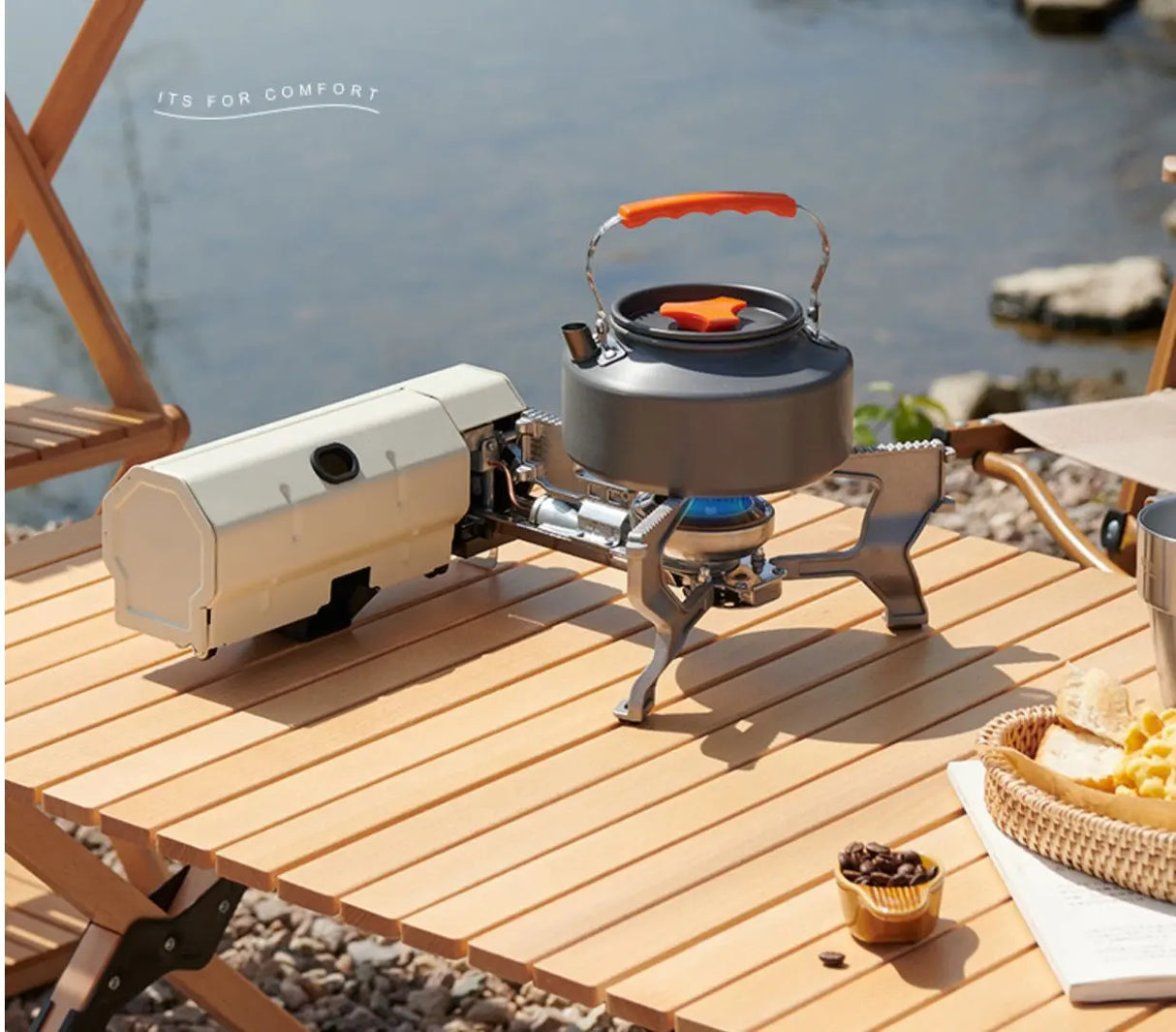 Camping gasstel - Draagbaar en opvouwbaar kooktoestel Coolgods