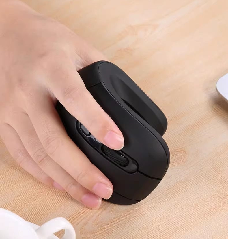 Delux Ergonomic mouse GX - Souris verticale sans fil - Droitier - Souris avec repose-poignet