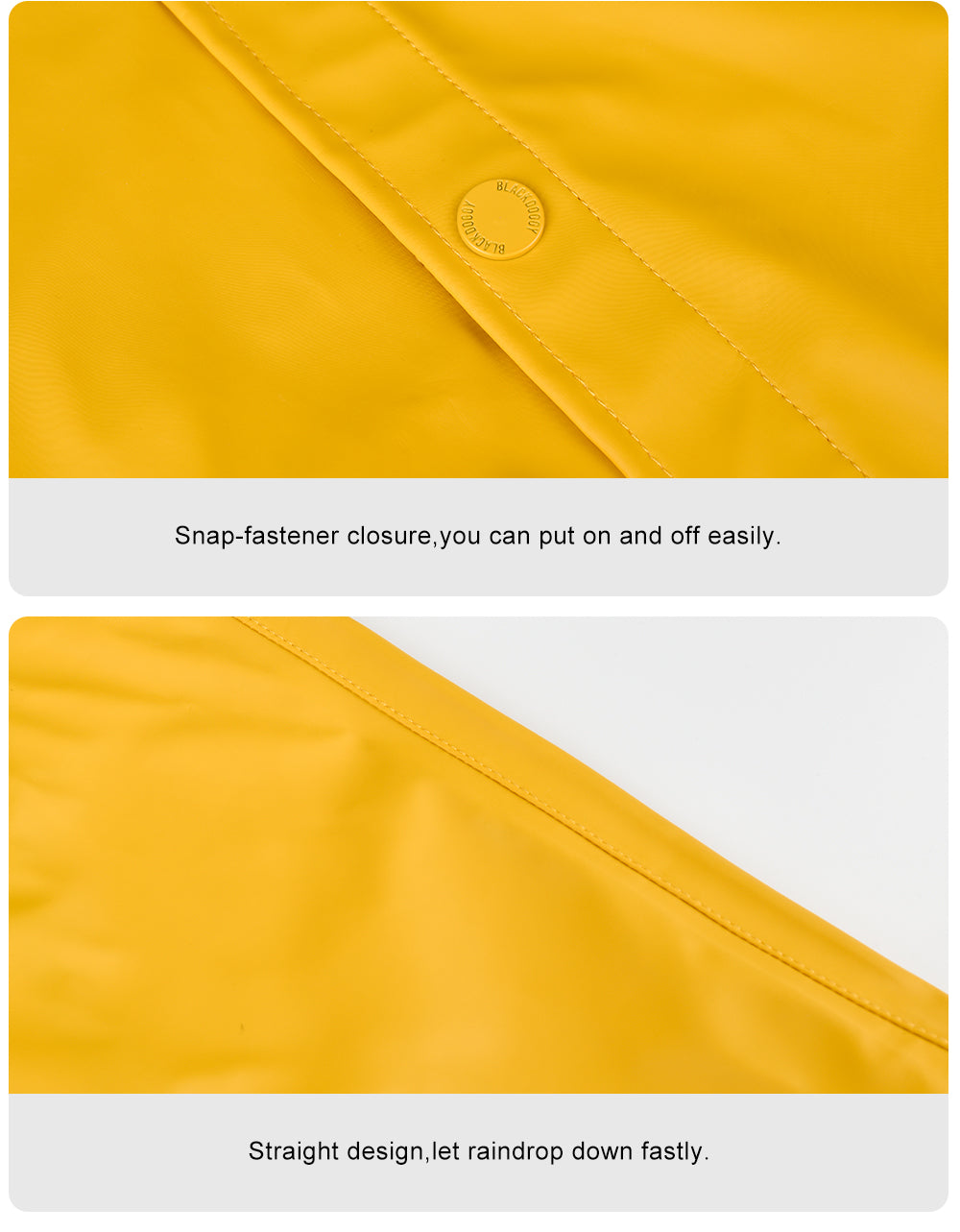 Puffer Winddicht & Waterdichte Regenjas - Unisex - Ademend - One Size Fits All - Zomerzon Geel SpirePets