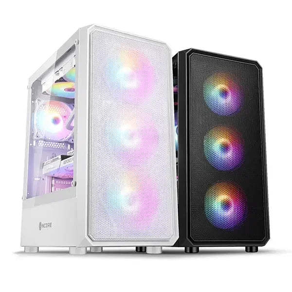 PC gamer case - G30 BLACK TRUE FORCE - Tempered glass Spire