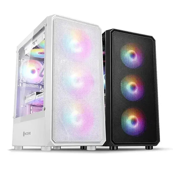 PC gamer case - G30 BLACK TRUE FORCE - Tempered glass Spire