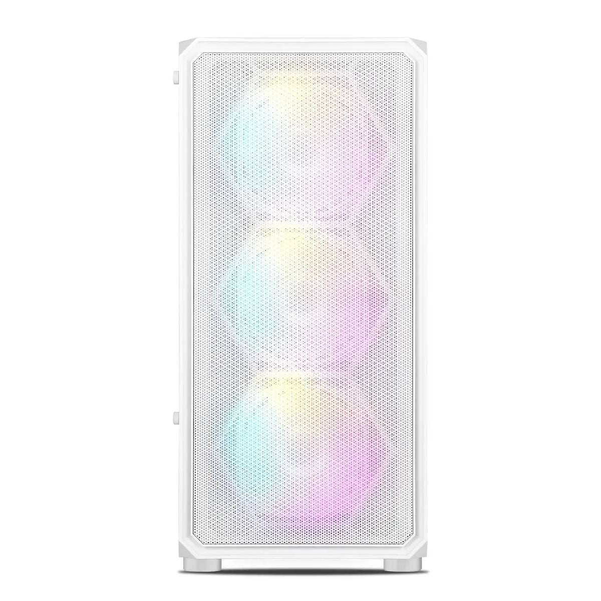 PC gamer case - G30 WHITE TRUE FORCE - Tempered glass Spire