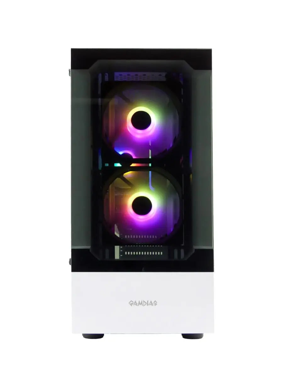 Gamdias Talos E3 Wit RGB Gaming Case - Game PC behuizing - Computer Behuizing - aRGB LED Verlichting Gamdias