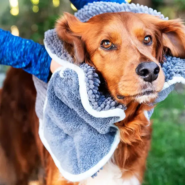 Henry Wag Microvezel huisdier handdoek voor honden en katten - Houd je huisdier snel schoon en droog SpirePets