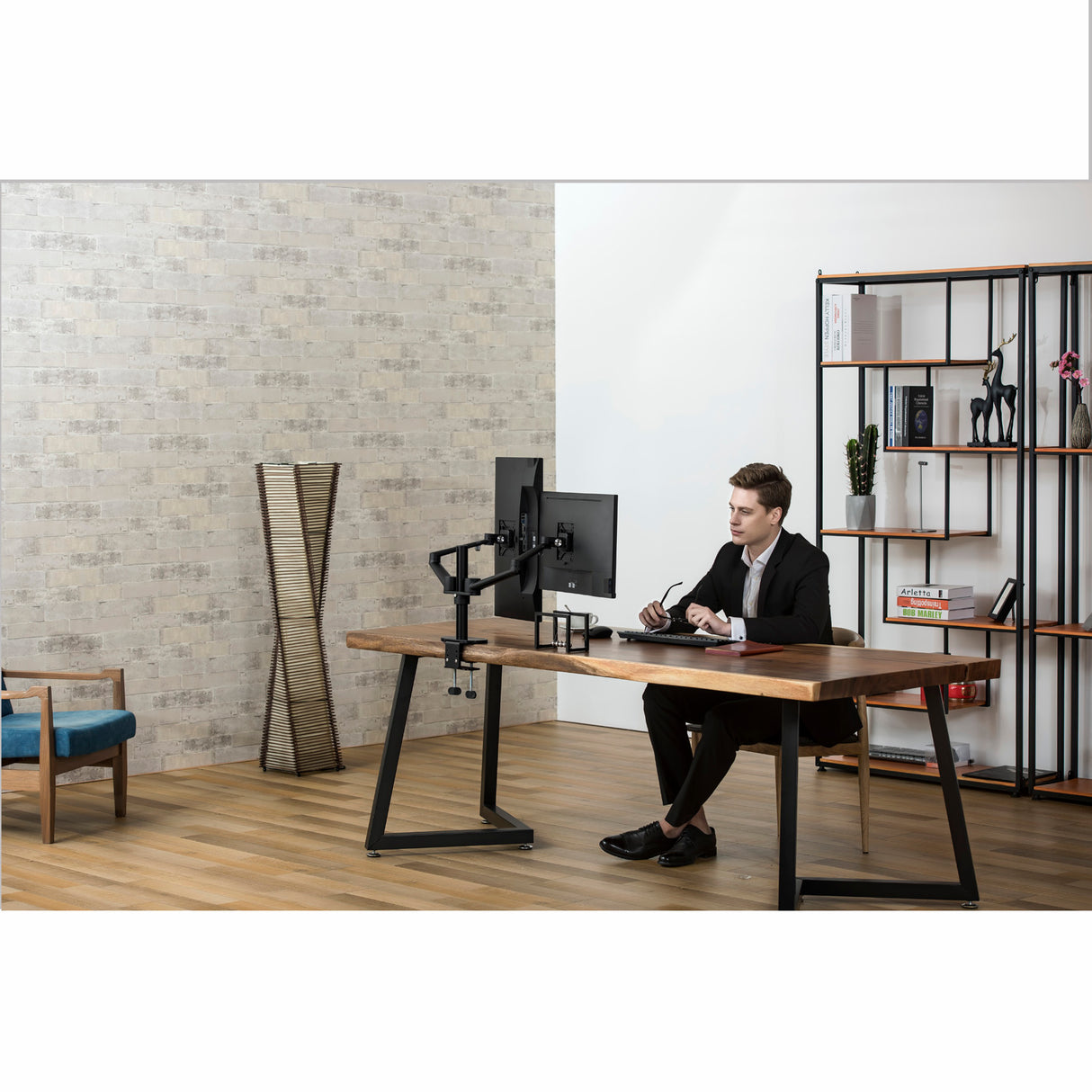 Spire Dual LCD Arm Mount | Monitor beugel | Monitor arm voor twee schermen Spire