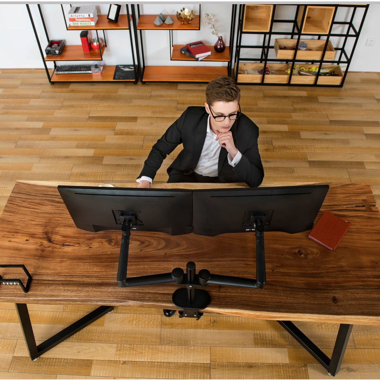 Spire Dual LCD Arm Mount | Monitor beugel | Monitor arm voor twee schermen Spire