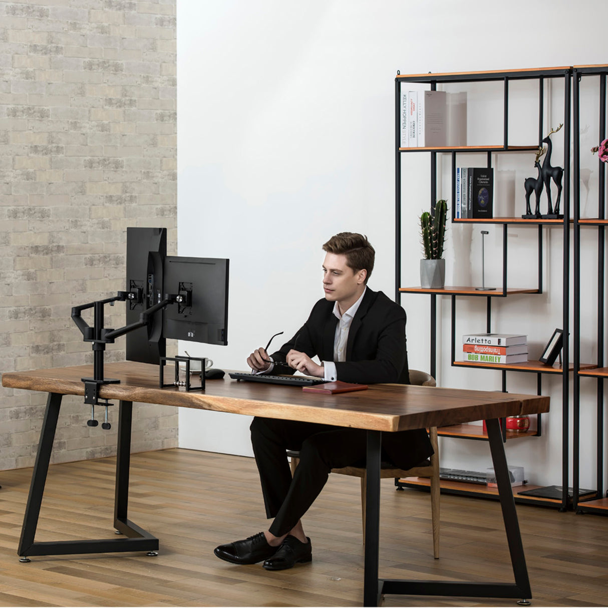 Spire Dual LCD Arm Mount | Monitor beugel | Monitor arm voor twee schermen Spire