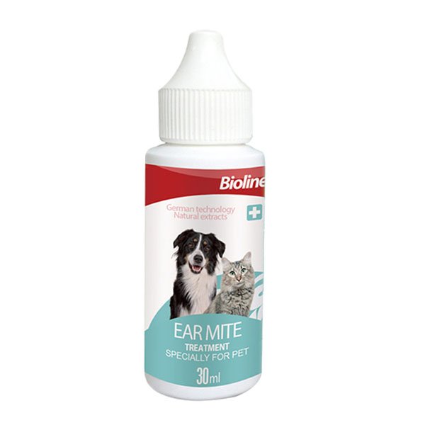 Ohrmilbenbehandlung für Hunde und Katzen – 30 ml