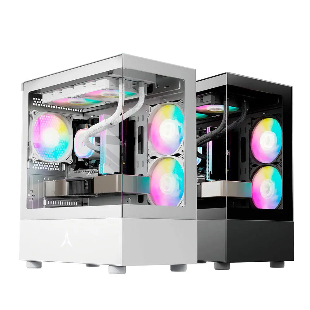 PC behuizing - gamer case - U20M WHITE - Tempered glass - RGB Spire