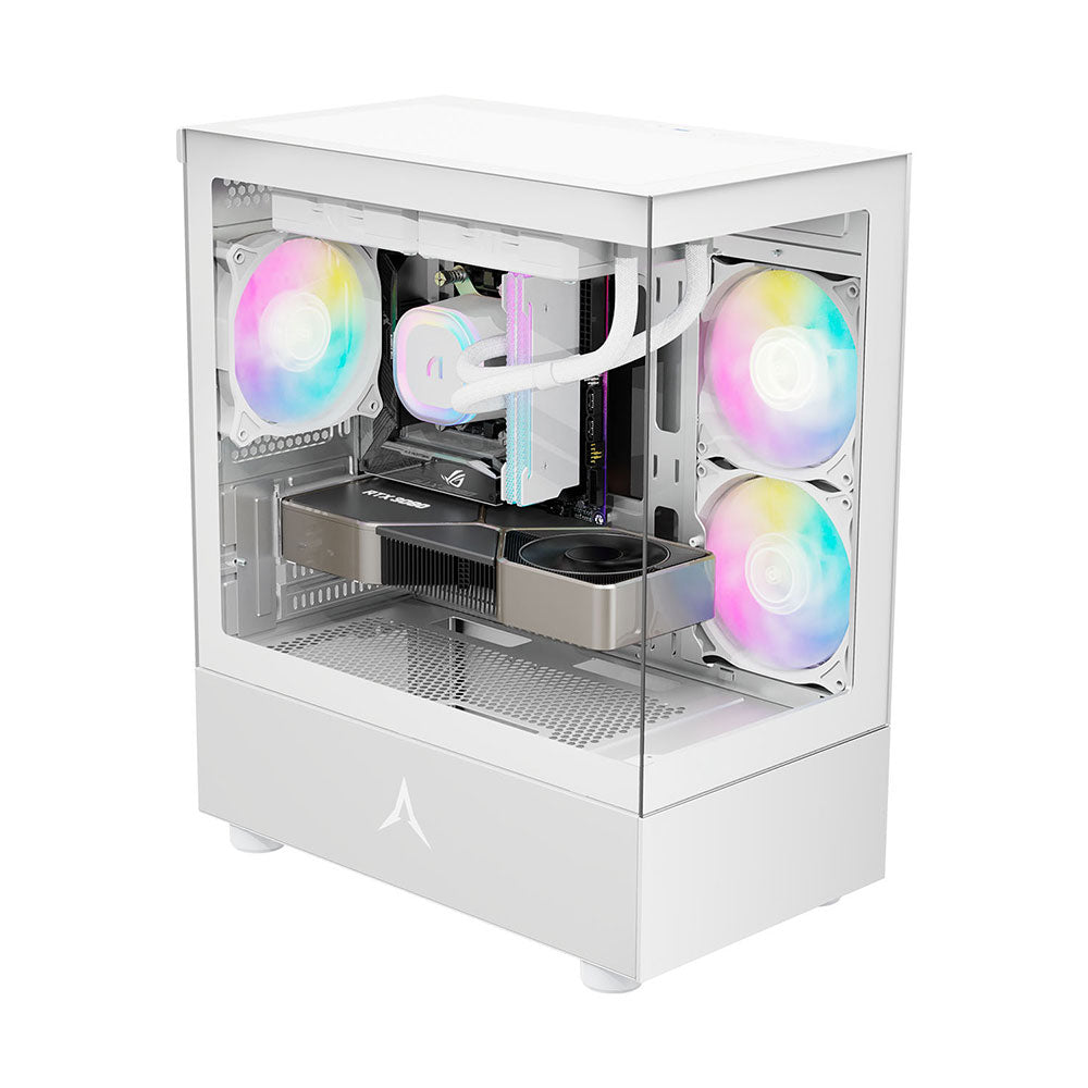 PC behuizing - gamer case - U20M WHITE - Tempered glass - RGB Spire