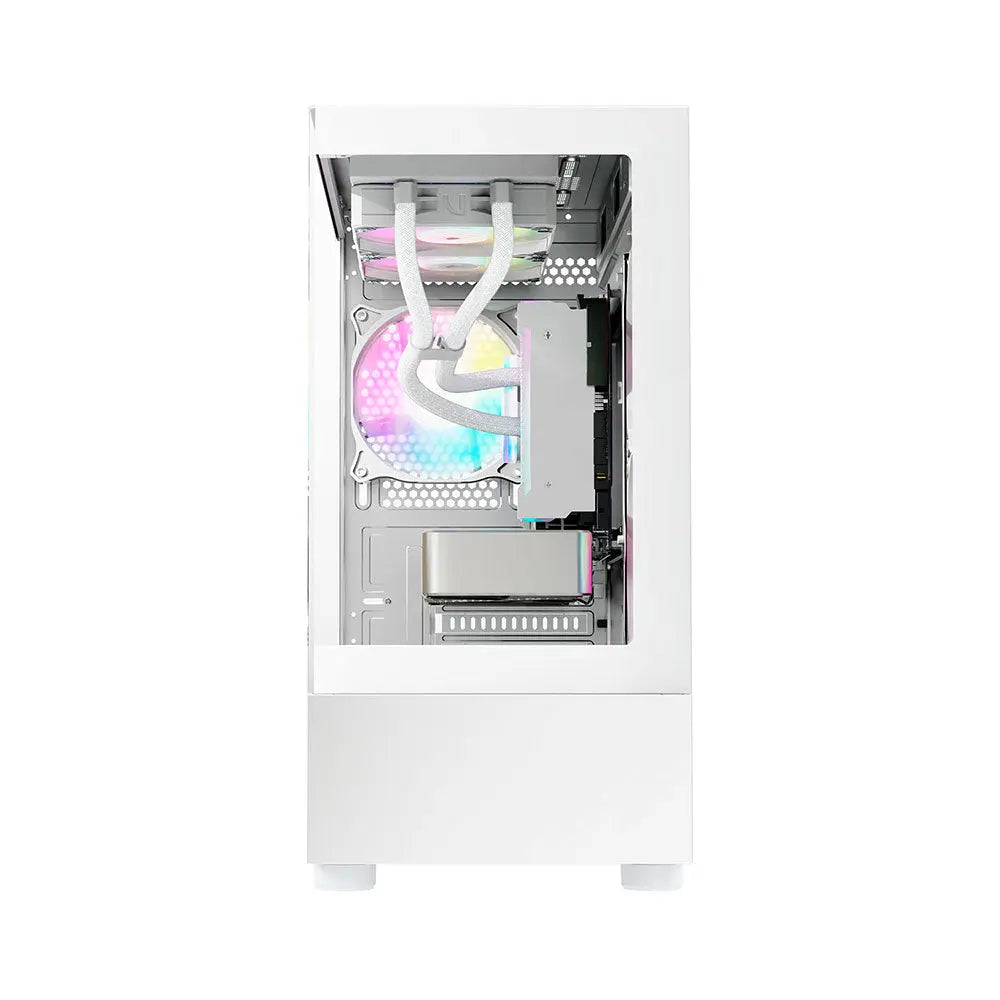PC behuizing - gamer case - U20M WHITE - Tempered glass - RGB Spire