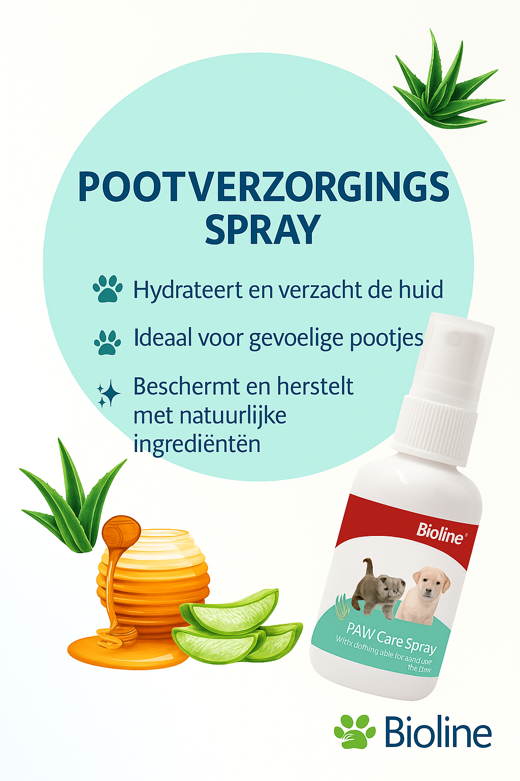 Pootverzorging - Voetzolen spray voor hond en kat - 50ml SpirePets