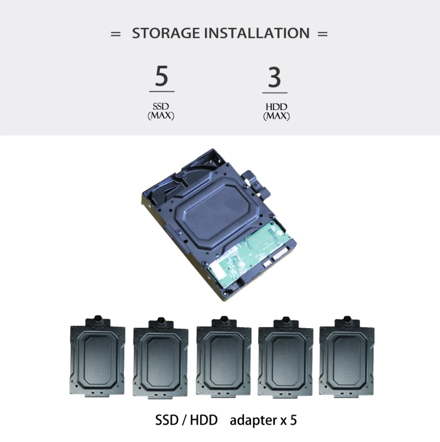 Sahara gaming behuizing - Gehard glas - Zwart - RGB compatible Sahara