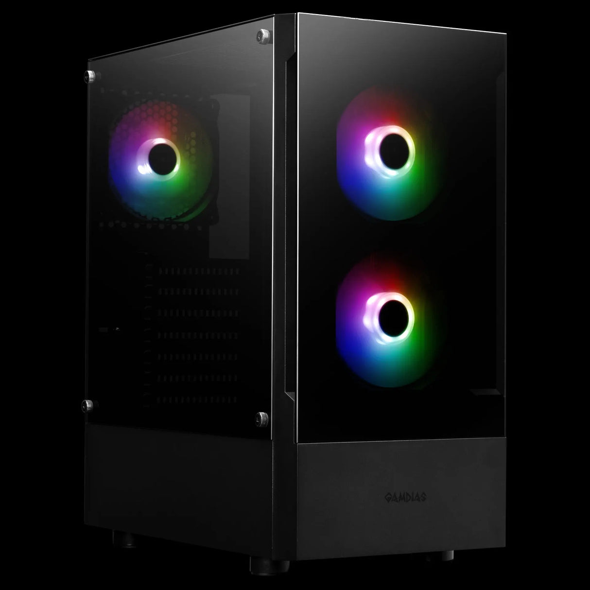 Gamdias Talos E3 Zwart RGB Gaming Case - Game PC behuizing - Computer Behuizing - aRGB LED Verlichting Gamdias