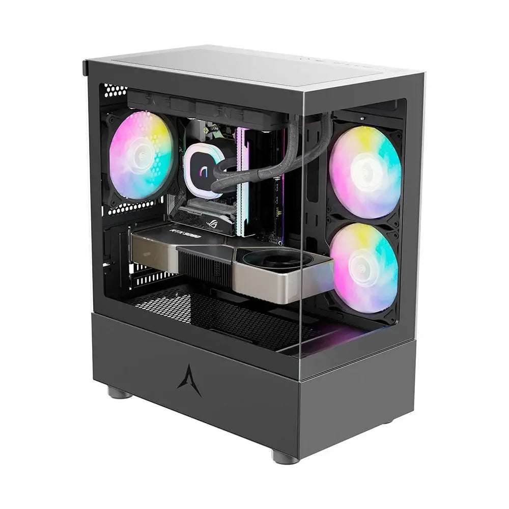 PC behuizing - gamer case - U20M BLACK - Tempered glass - RGB Spire