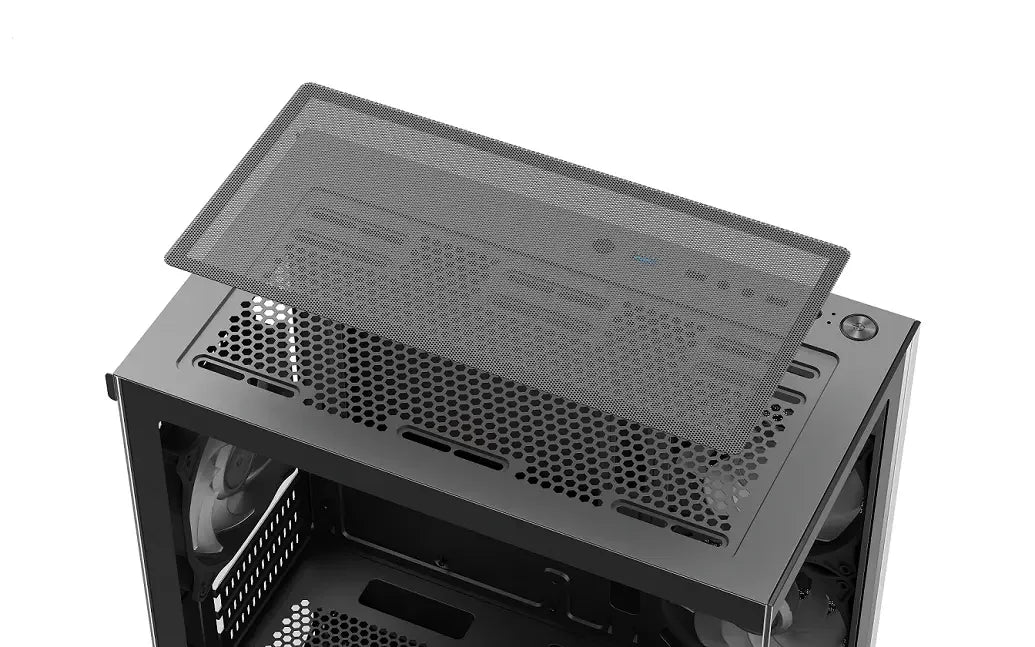 PC behuizing - gamer case - U20M BLACK - Tempered glass - RGB Spire