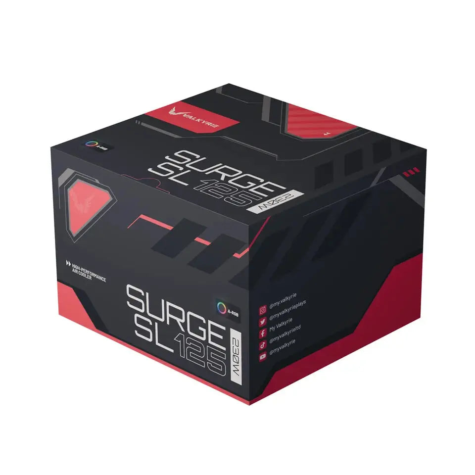 Valkyrie Surge SL125 CPU-koeler 230W A-RGB Valkyrie