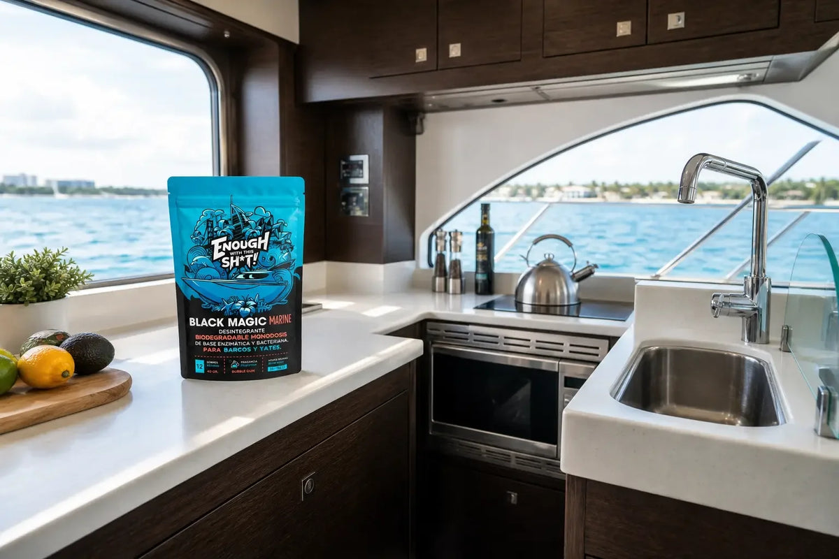 EWTS Black Marine Probiotische Geurvreter voor Boot & Jacht EWTS