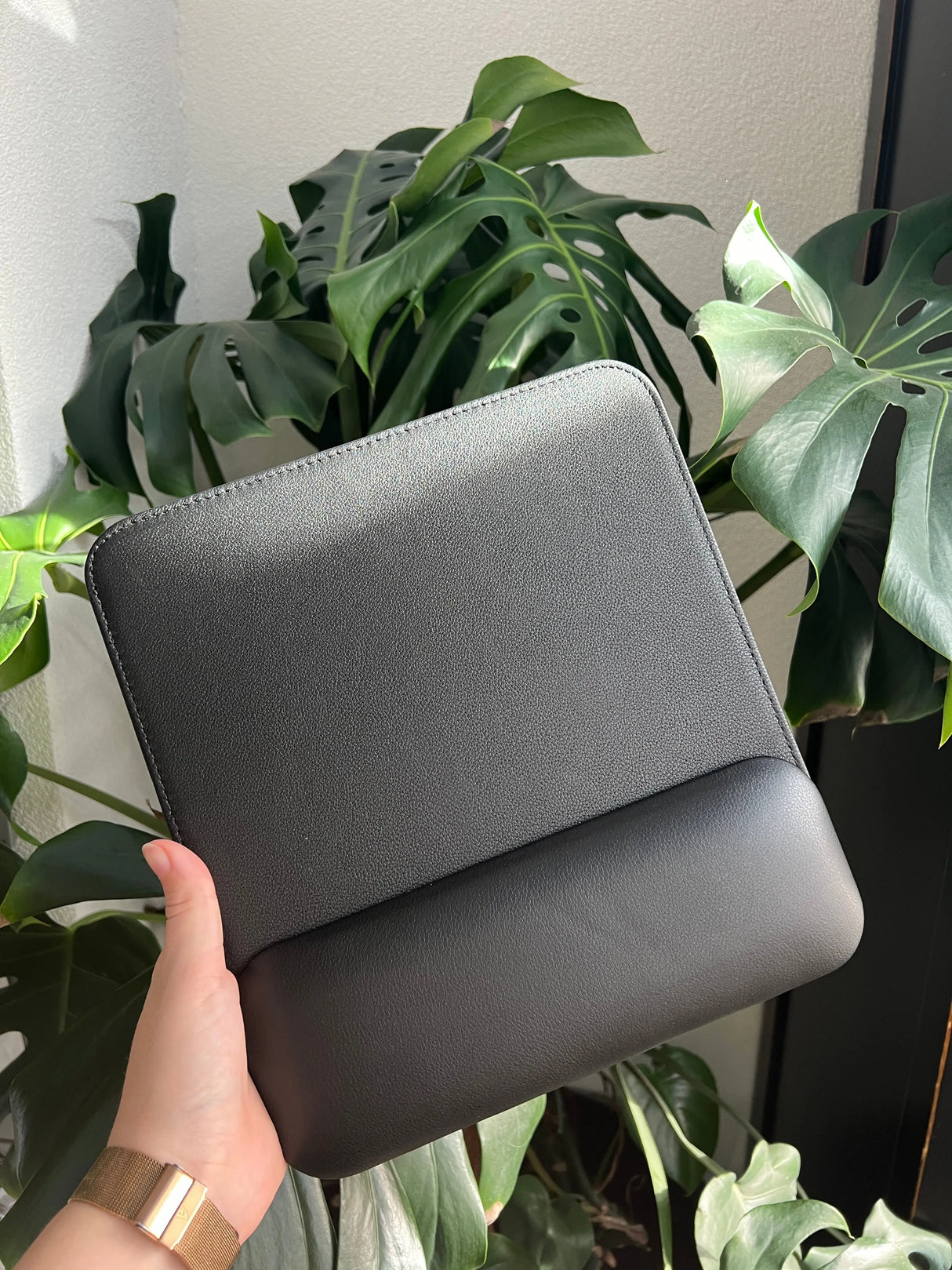 Spire Ergonomische Muismat - Muismat met Polssteun van leer - Eenvoudig reinigen Spire