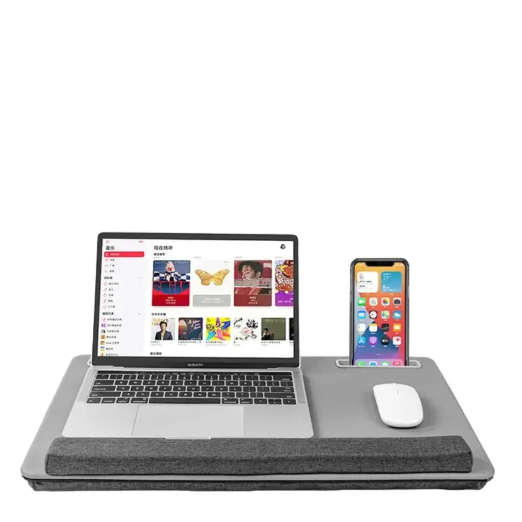 Laptop standaard - smartphone houder - ergonomische standaard met polssteun - ruimtebesparend en draagbaar CG-YZ-XLA4 Spire