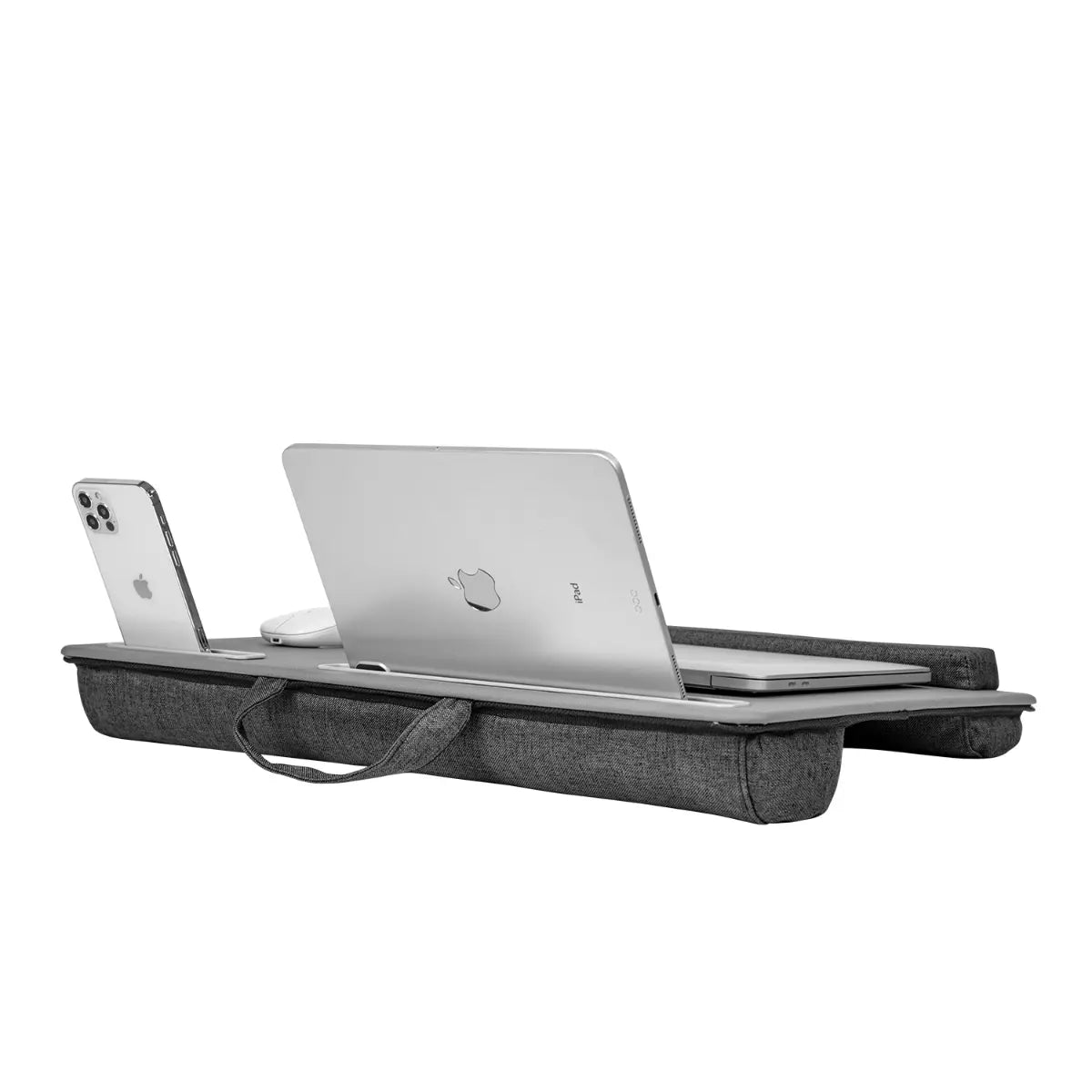 Laptop Standaard | Smartphone Houder | Ergonomische standaarden | Polssteun | Ruimtebesparend en draagbaar | Leer | Maximaal 17 inch Coolgods