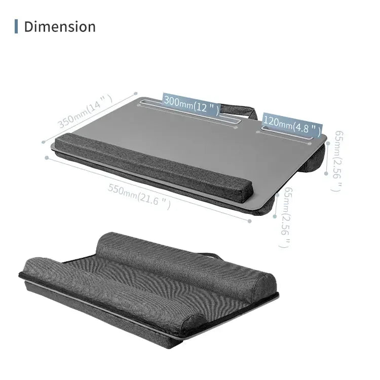 Laptop Standaard | Smartphone Houder | Ergonomische standaarden | Polssteun | Ruimtebesparend en draagbaar | Leer | Maximaal 17 inch Coolgods
