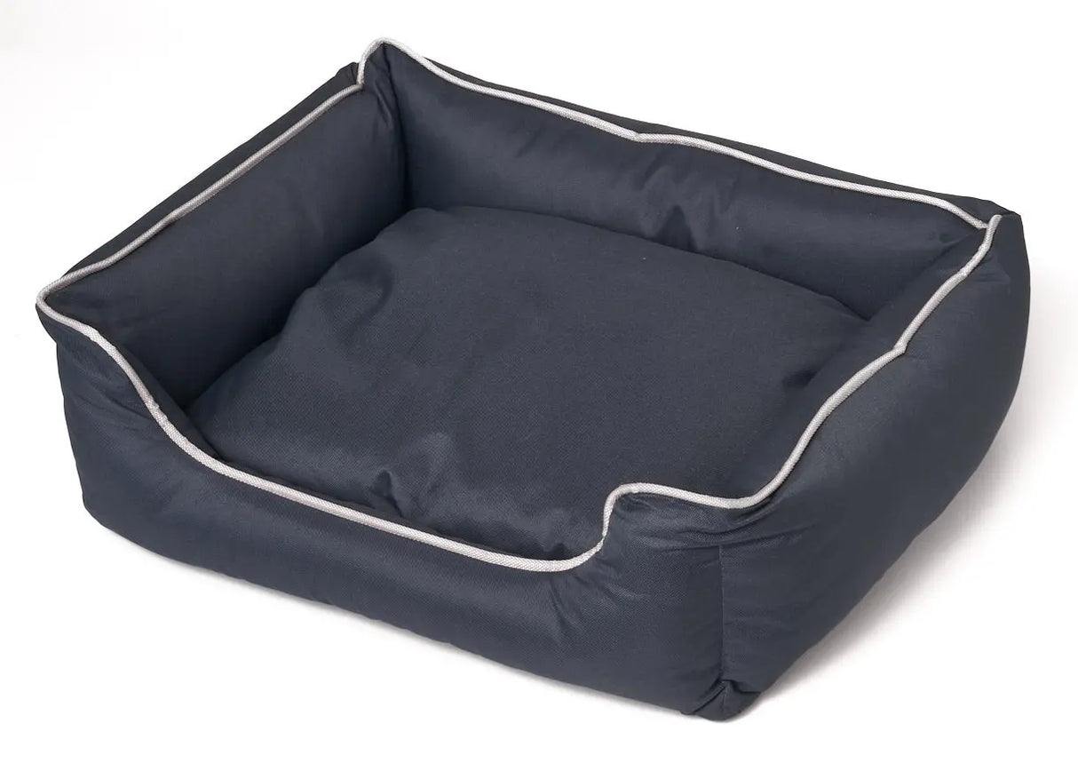Waterbestendig Huisdierenbed Bastiaan | Anti-Slip Onderkant | Makkelijk Schoon te Maken | Donkergrijs | Maat S 30x25x14cm | Honden en Katten Coolgods