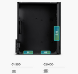 O20M BLACK - OFFICE MINI TOWER CASE Spire