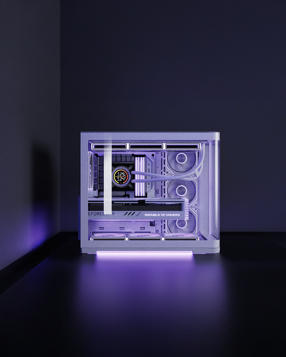 SPIRE UD50C White - PC Gaming Behuizing