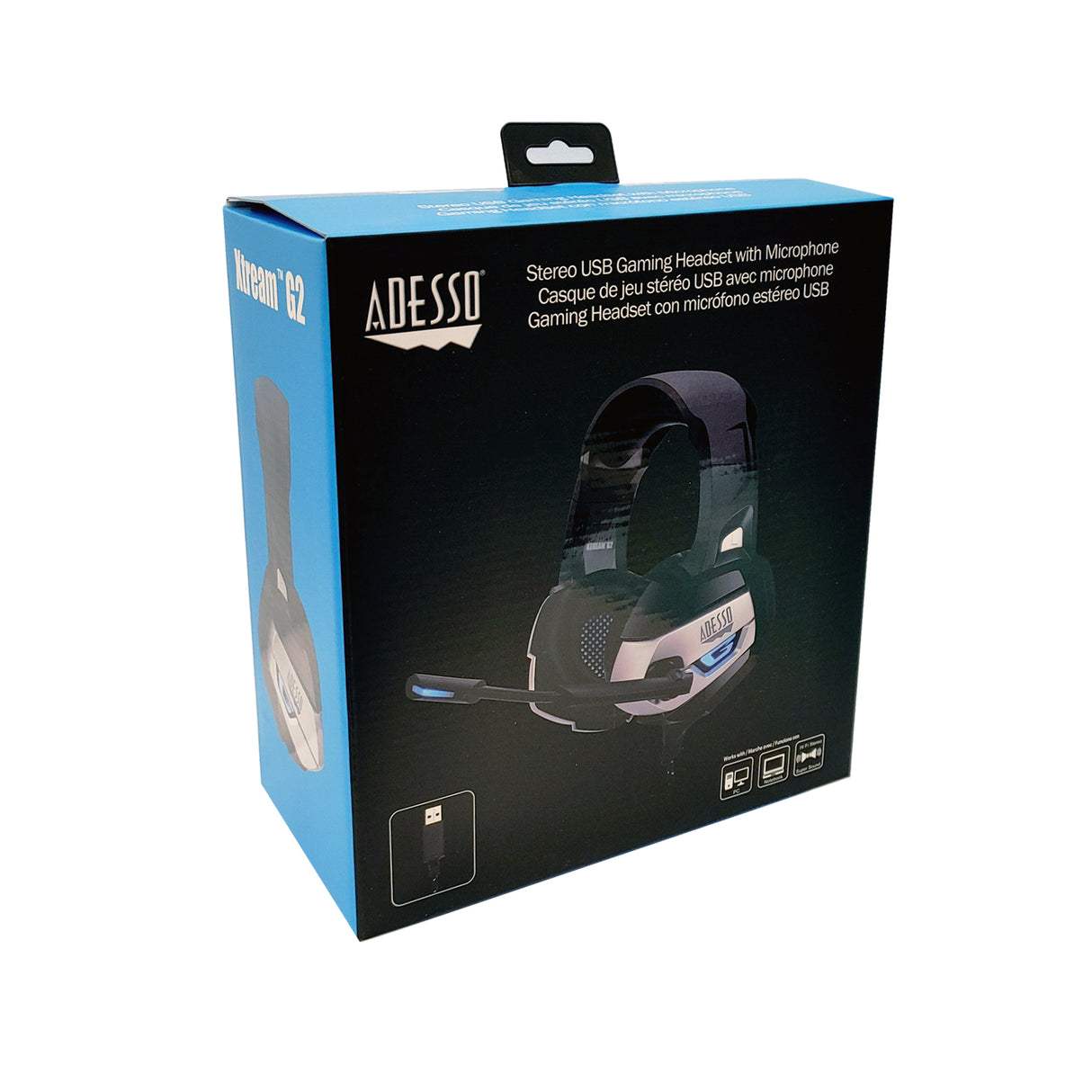 Adesso XTREAM G2 gaming headset met microfoon Adesso
