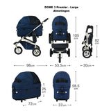 AirBuggy Dome 3 Large – Grass Green – luxe hondenbuggy kattenbuggy