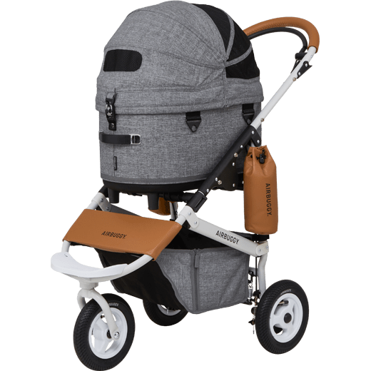 AirBuggy Dome 3 Regular Earth Grey – Premium buggy voor hond of kat SpirePets
