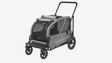 AirBuggy Carriage Set Earth Grey – Honden buggy - Comfortabel reizen met jouw huisdier Airbuggy
