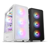 PC gamer case - G30 BLACK TRUE FORCE - Tempered glass