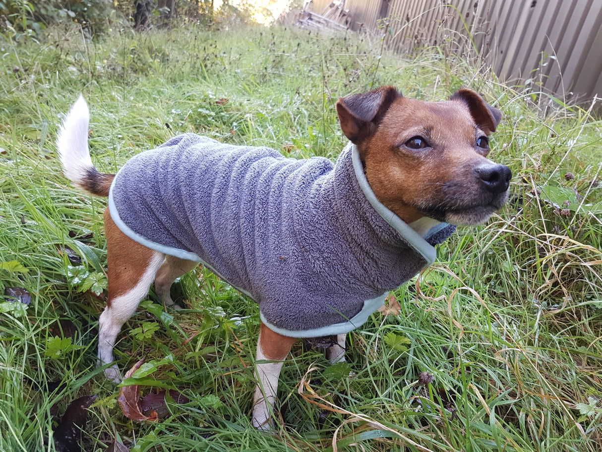 Henry Wag microvezel hondenbadjas - droogjas voor honden - Maat S Coolgods.nl