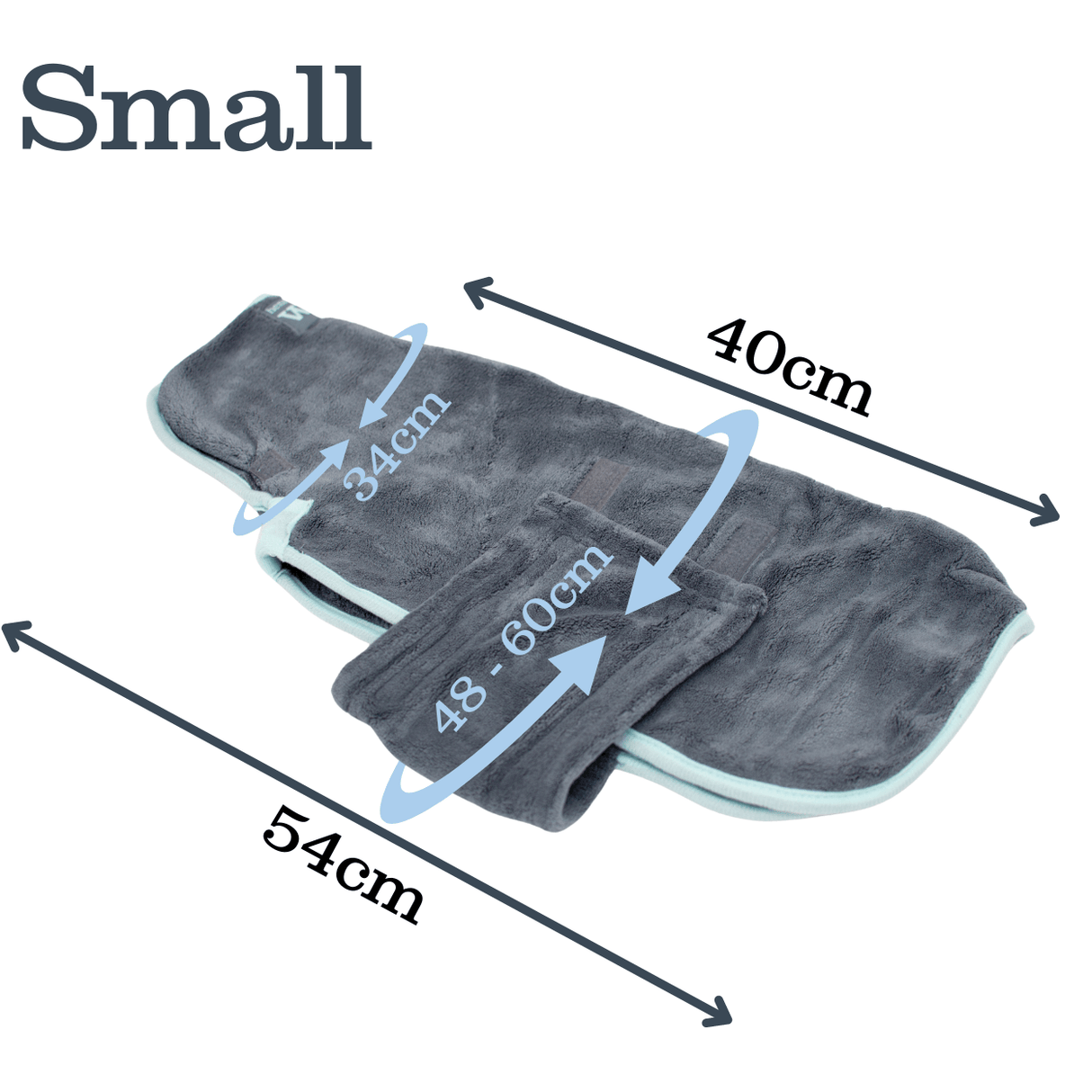 Henry Wag microvezel hondenbadjas - droogjas voor honden - Maat S Coolgods.nl