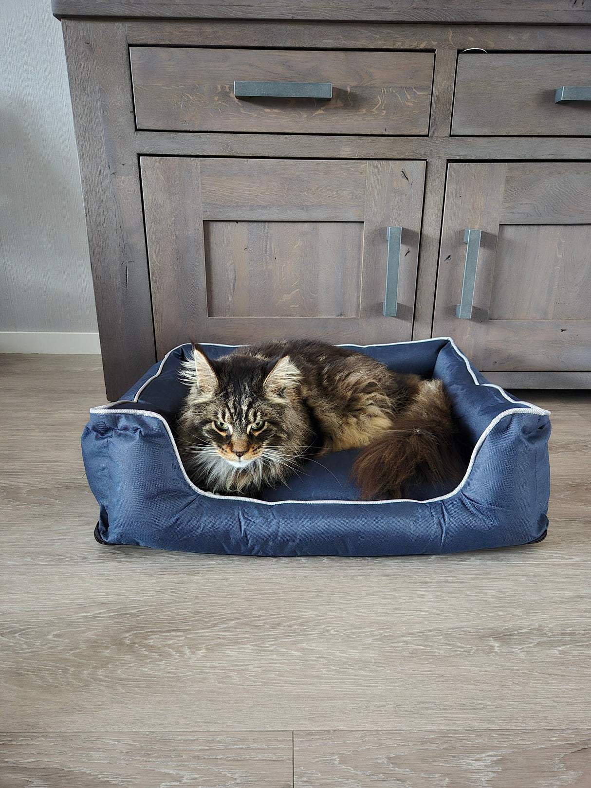 Huisdierenbed Bastiaan - anti-slip onderkant - makkelijk reinigen - maat S SpirePets