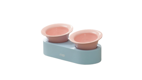Keramische kattenvoer- en drinkbak set met verhoogd ontwerp – stijlvol en ergonomisch SpirePets