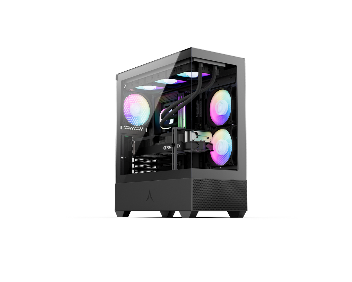 Boîtier PC | Noir | USB2.0, USB 3.0 | 3.5" HDD * 2, 2.5" SSD * 2 | Micro ATX/MINI ATX