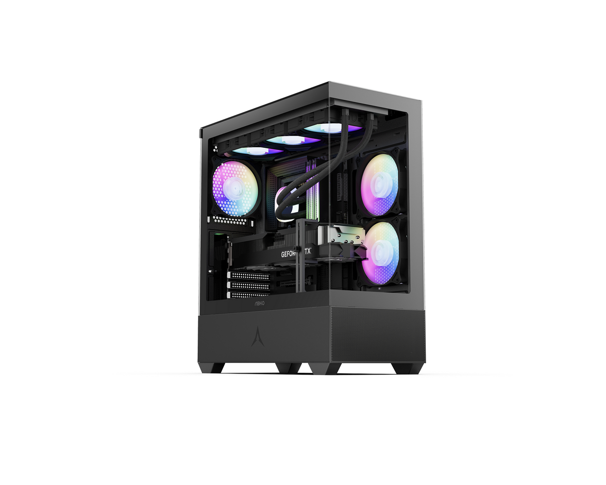 Boîtier PC | Noir | USB2.0, USB 3.0 | 3.5" HDD * 2, 2.5" SSD * 2 | Micro ATX/MINI ATX