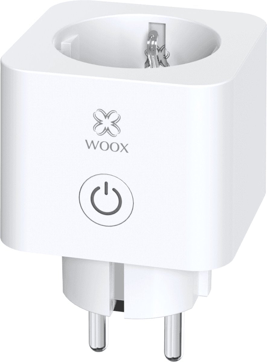 Woox R6113 4-Pack - Slimme Stekker met Tijdschakelaar en Energiemeter - Werkt met Alexa en Google Assistant