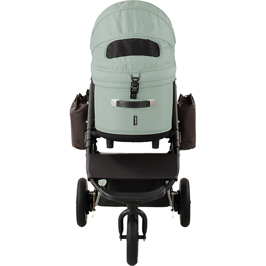 AirBuggy Dome 3 Premier Set Regular – Grass Green - buggy voor hond of kat SpirePets