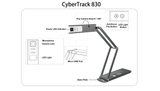 Documentcamera en Webcam in één - 4K 11-Megapixel - Adesso Cybertrack 830 Adesso