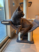 Katten krabpaal Candy - klimboom - krabmeubel - grijs SpirePets