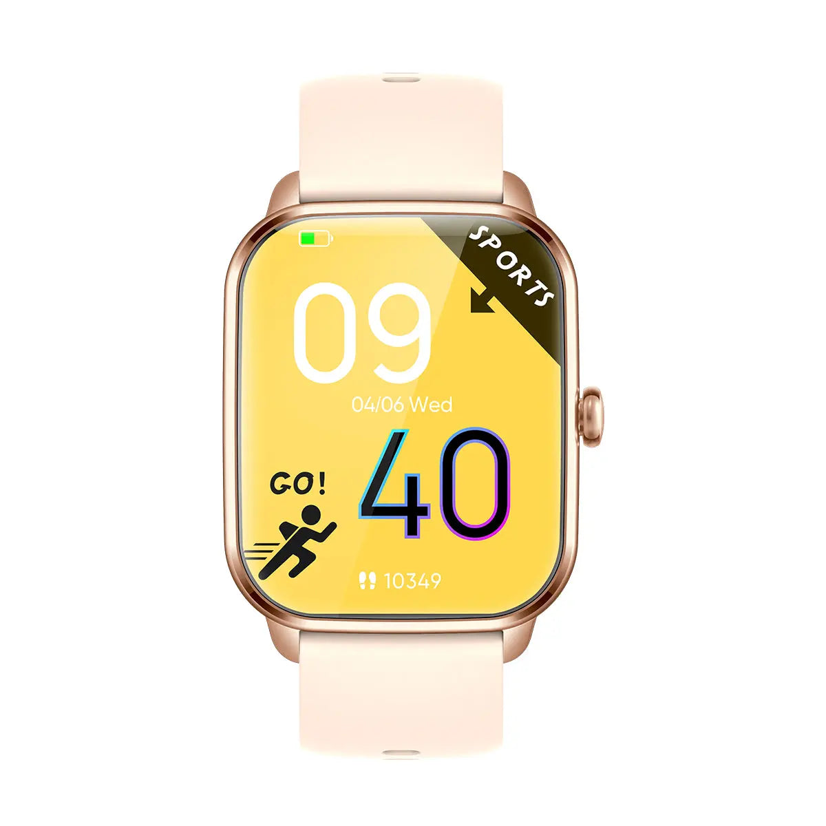 FBW65 Smartwatch | IP67 Waterbestendig | Draadloos opladen | Sporthorloge |  Roze | Stappenteller | Hartslagmeter Coolgods